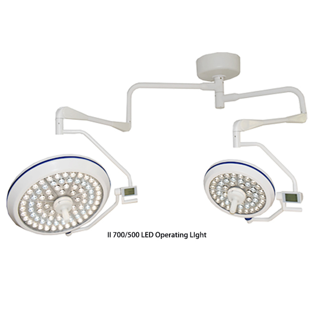 LED Double Ceiling Mounted Operating Shadowless Lamp Surgical Medical Light